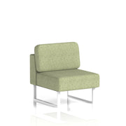 Brixworth Modular Seating Central Unit - Rivet - Burnish White Legs - Homesplex