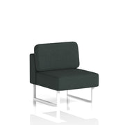 Brixworth Modular Seating Central Unit - Rivet - Charcoal White Legs - Homesplex