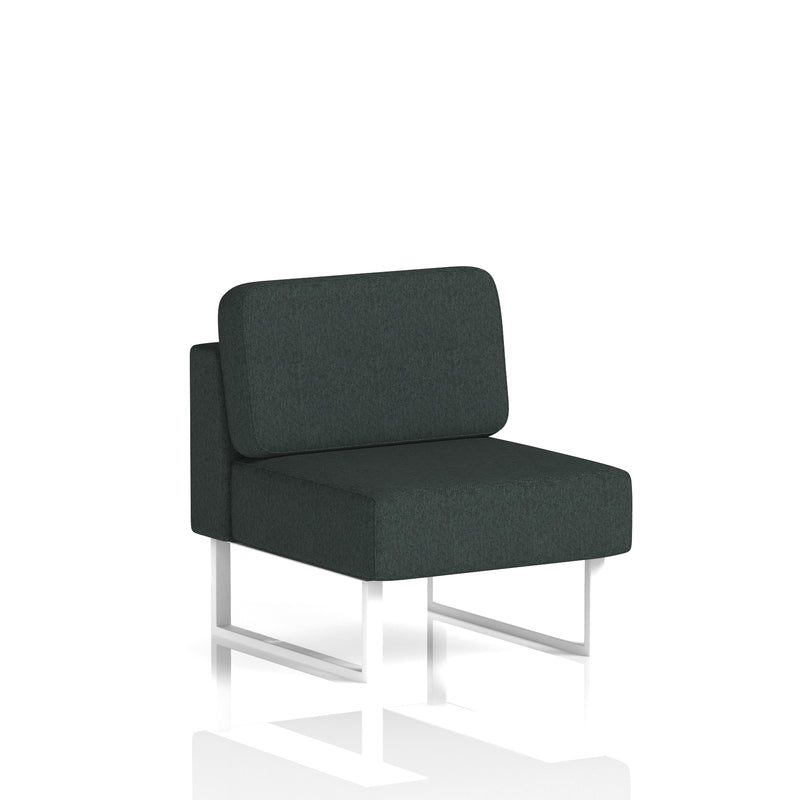 Brixworth Modular Seating Central Unit - Rivet - Charcoal White Legs - Homesplex