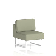 Brixworth Modular Seating Central Unit - Main Line Flax - Newbury White Legs - Homesplex