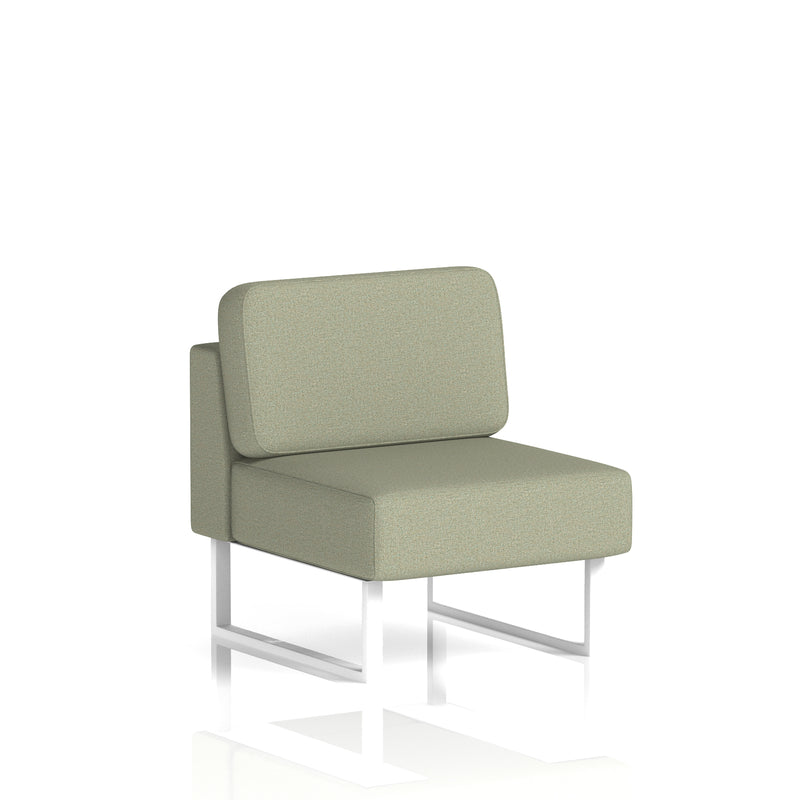 Brixworth Modular Seating Central Unit - Main Line Flax - Newbury White Legs - Homesplex