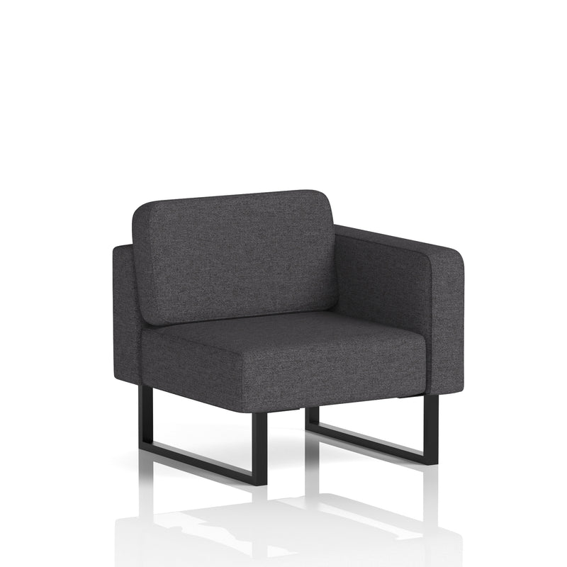 Brixworth Modular Seating Left Unit - X2 - Arithmetic Black Legs - Homesplex