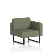 Brixworth Modular Seating Left Unit - Main Line Flax - Monument Black Legs - Homesplex