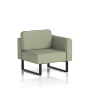 Brixworth Modular Seating Left Unit - Main Line Flax - Newbury Black Legs - Homesplex