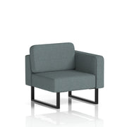 Brixworth Modular Seating Left Unit - Main Line Flax - Westminster Black Legs - Homesplex