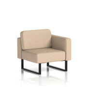 Brixworth Modular Seating Left Unit - Synergy - Affix Black Legs - Homesplex