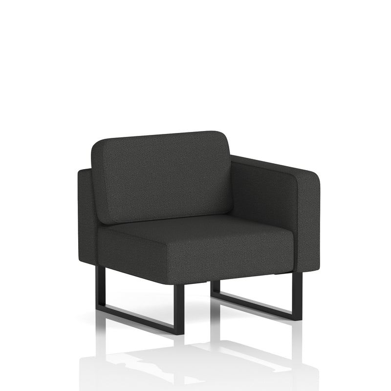 Brixworth Modular Seating Left Unit - Synergy - Mix Black Legs - Homesplex