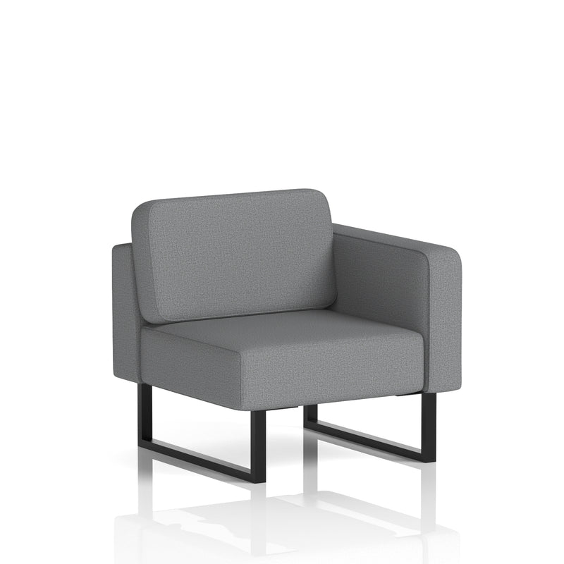 Brixworth Modular Seating Left Unit - Synergy - Partner Black Legs - Homesplex