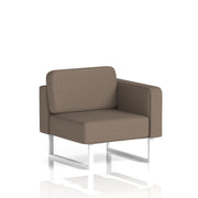Brixworth Modular Seating Left Unit - X2 - Theory White Legs - Homesplex
