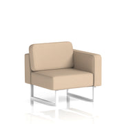 Brixworth Modular Seating Left Unit - Synergy - Affix White Legs - Homesplex