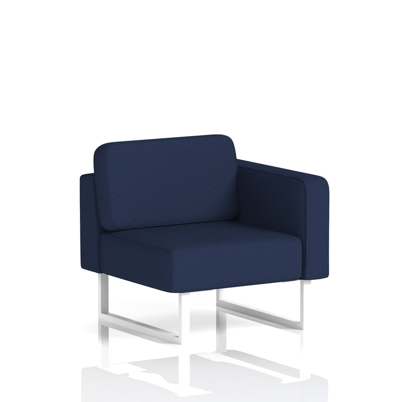 Brixworth Modular Seating Left Unit - Synergy - Alike White Legs - Homesplex