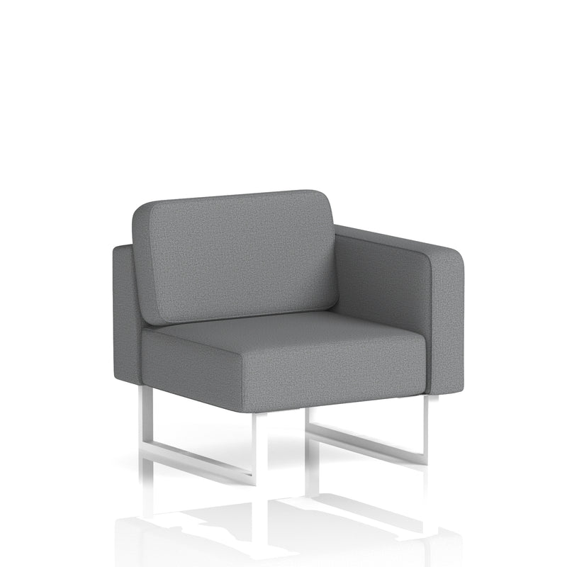 Brixworth Modular Seating Left Unit - Synergy - Partner White Legs - Homesplex