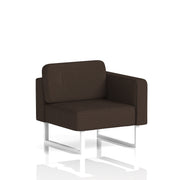 Brixworth Modular Seating Left Unit - Synergy - Wed White Legs - Homesplex