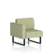 Brixworth Modular Seating Right Unit - Rivet - Burnish Black Legs - Homesplex