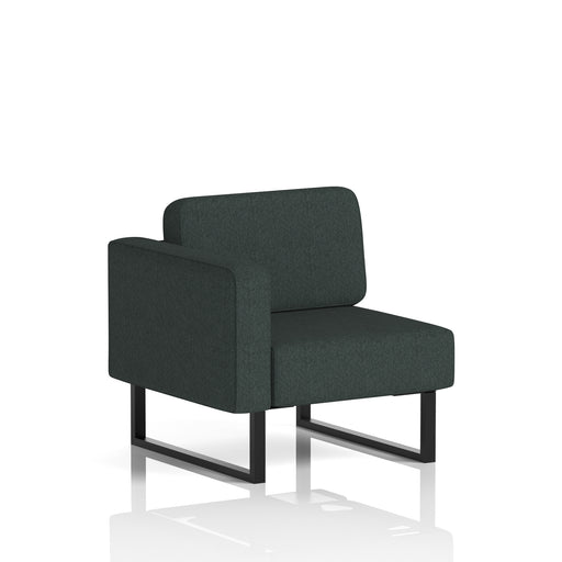 Brixworth Modular Seating Right Unit - Rivet - Charcoal Black Legs - Homesplex