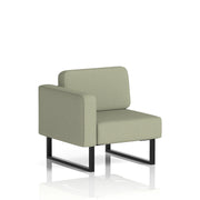 Brixworth Modular Seating Right Unit - Main Line Flax - Newbury Black Legs - Homesplex