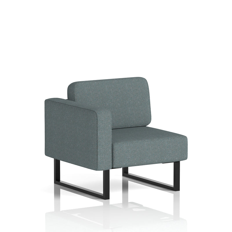 Brixworth Modular Seating Right Unit - Main Line Flax - Westminster Black Legs - Homesplex
