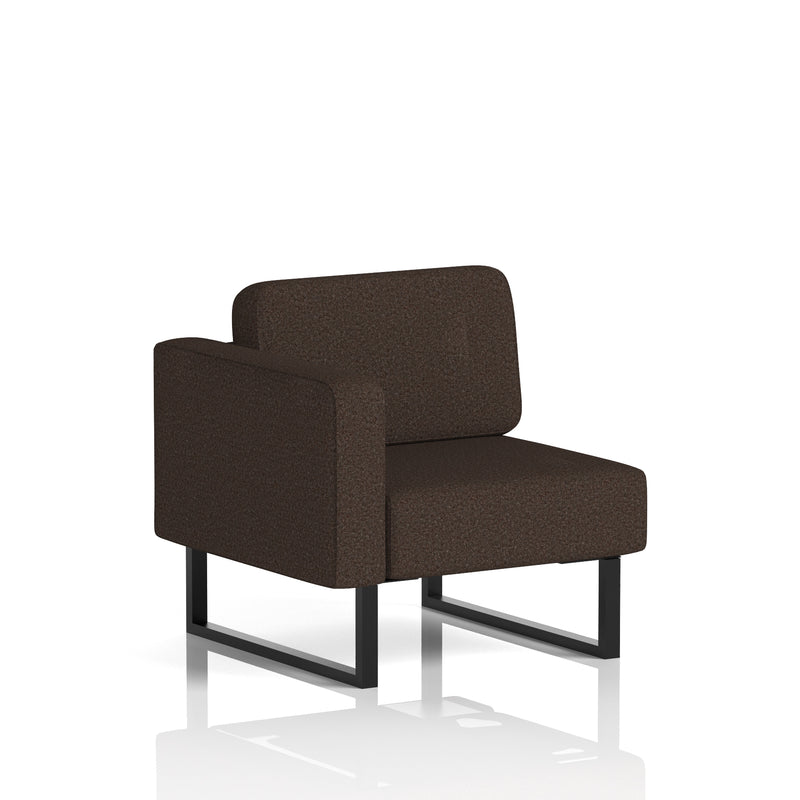 Brixworth Modular Seating Right Unit - Synergy - Wed Black Legs - Homesplex