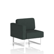 Brixworth Modular Seating Right Unit - Rivet - Charcoal White Legs - Homesplex
