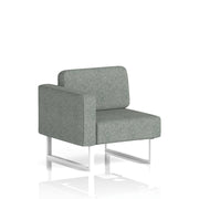 Brixworth Modular Seating Right Unit - Rivet - Prime White Legs - Homesplex