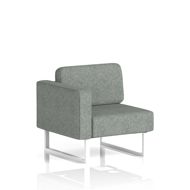 Brixworth Modular Seating Right Unit - Rivet - Prime White Legs - Homesplex