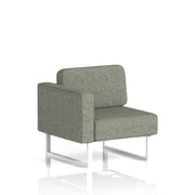 Brixworth Modular Seating Right Unit - Rivet - Vitreous White Legs - Homesplex