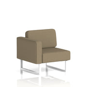 Brixworth Modular Seating Right Unit - Main Line Flax - Bank White Legs - Homesplex