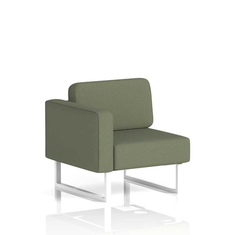 Brixworth Modular Seating Right Unit - Main Line Flax - Monument White Legs - Homesplex