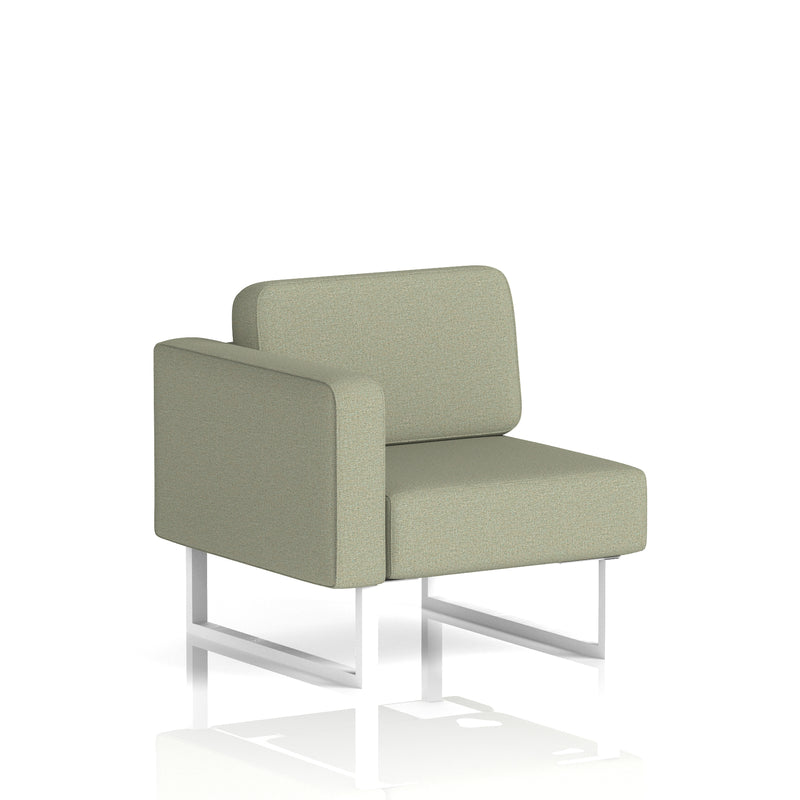 Brixworth Modular Seating Right Unit - Main Line Flax - Newbury White Legs - Homesplex