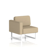 Brixworth Modular Seating Right Unit - Main Line Flax - Upminster White Legs - Homesplex