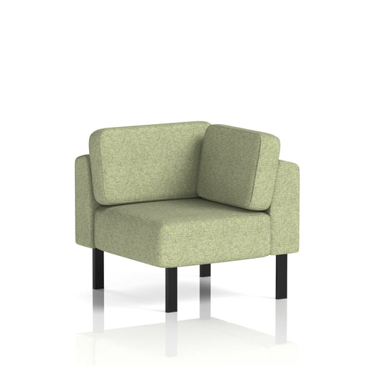 Brixworth Modular Seating Corner Unit - Rivet - Burnish Black Legs - Homesplex
