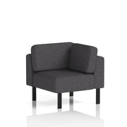 Brixworth Modular Seating Corner Unit - X2 - Arithmetic Black Legs - Homesplex