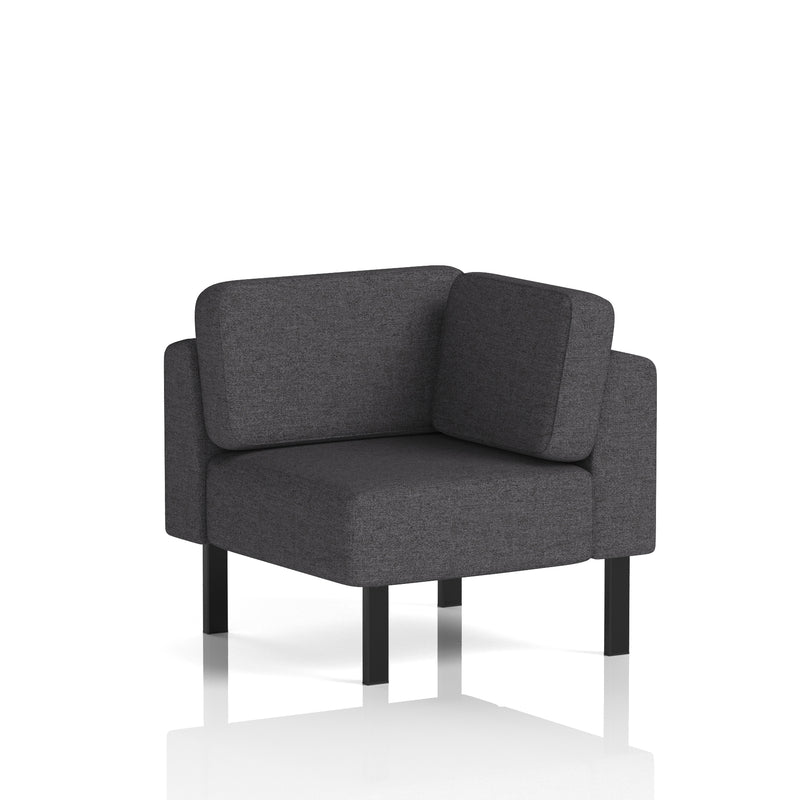 Brixworth Modular Seating Corner Unit - X2 - Arithmetic Black Legs - Homesplex