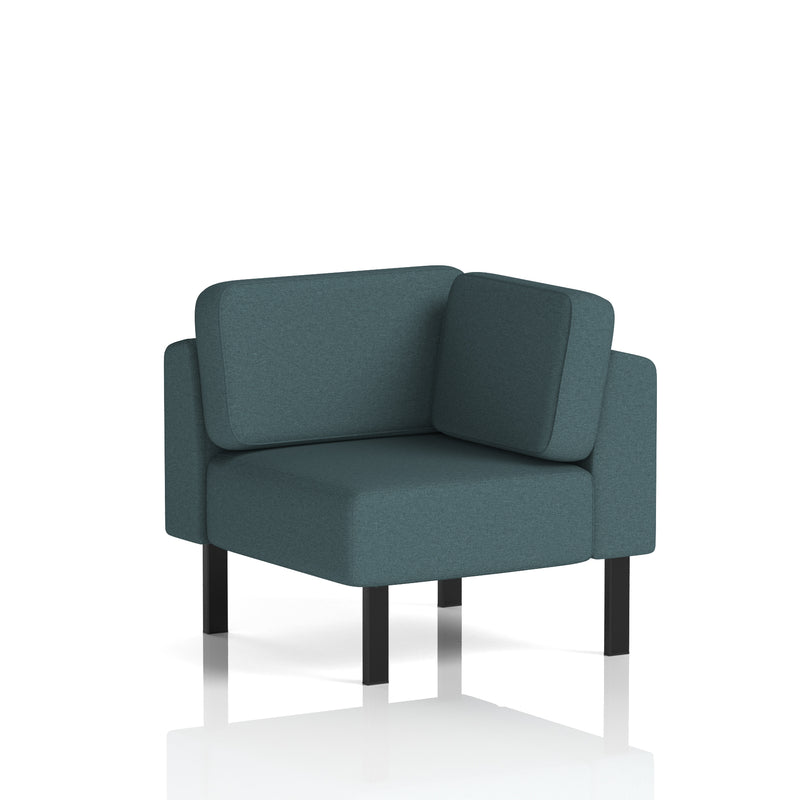 Brixworth Modular Seating Corner Unit - X2 - Polygon Black Legs - Homesplex