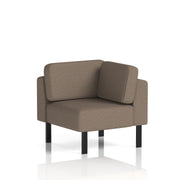 Brixworth Modular Seating Corner Unit - X2 - Theory Black Legs - Homesplex