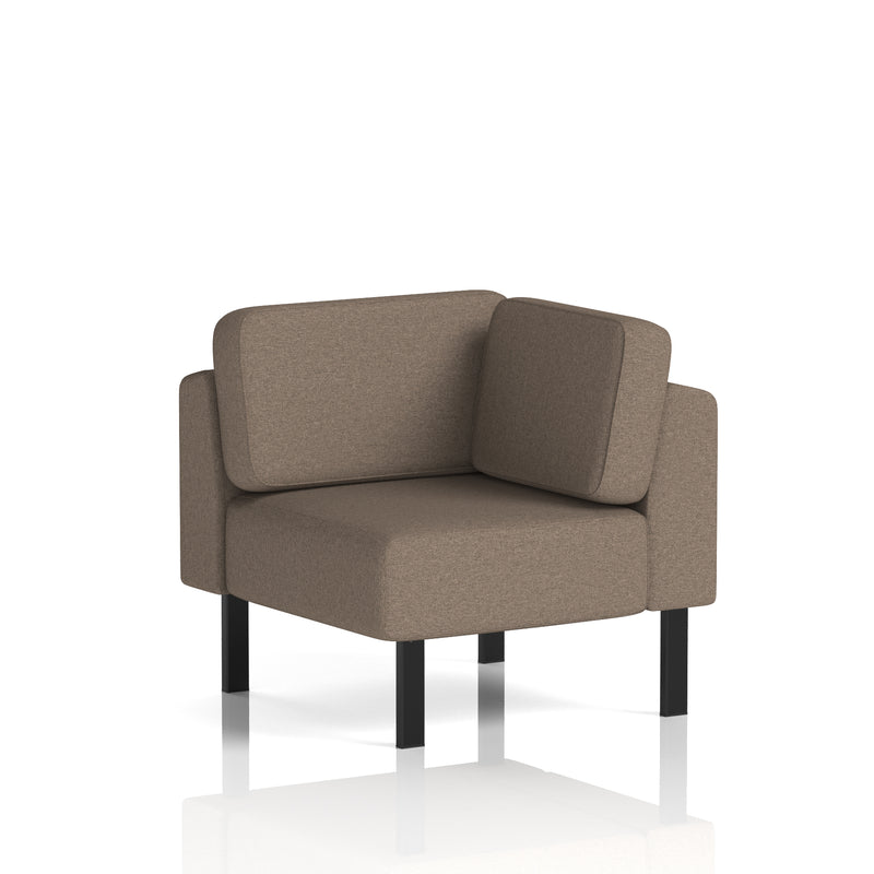 Brixworth Modular Seating Corner Unit - X2 - Theory Black Legs - Homesplex