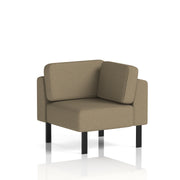 Brixworth Modular Seating Corner Unit - Main Line Flax - Bank Black Legs - Homesplex