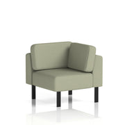 Brixworth Modular Seating Corner Unit - Main Line Flax - Newbury Black Legs - Homesplex