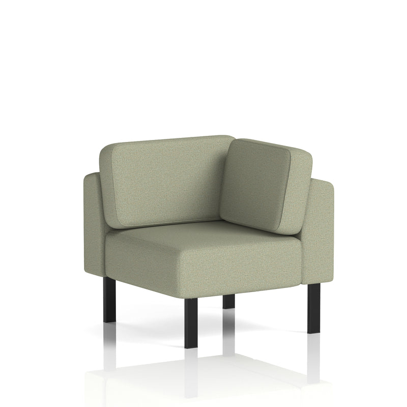 Brixworth Modular Seating Corner Unit - Main Line Flax - Newbury Black Legs - Homesplex