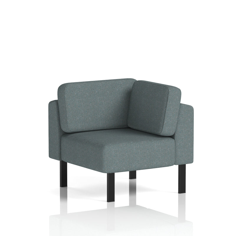 Brixworth Modular Seating Corner Unit - Main Line Flax - Westminster Black Legs - Homesplex