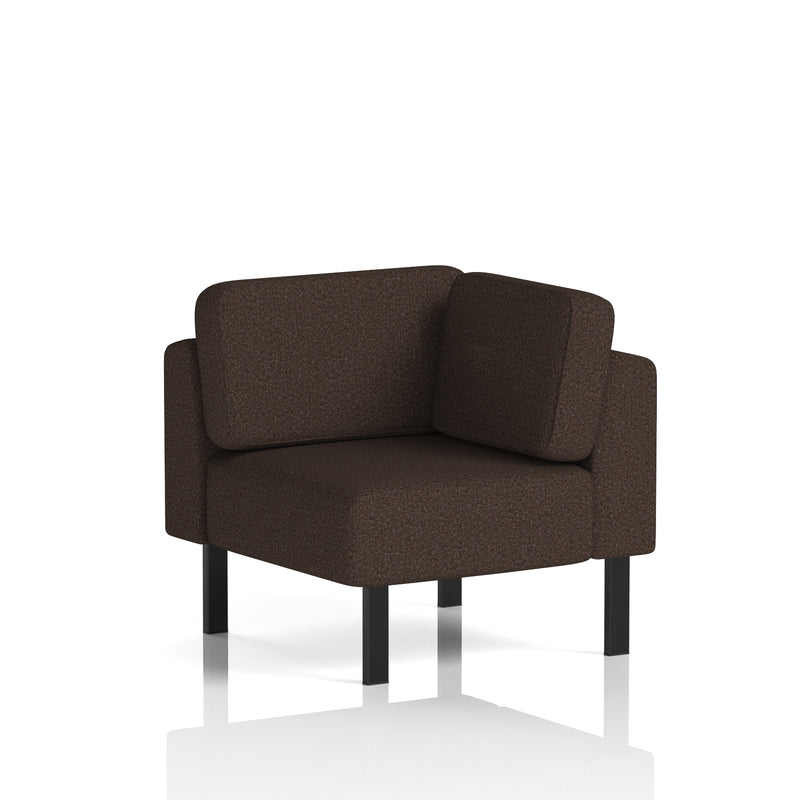 Brixworth Modular Seating Corner Unit - Synergy - Wed Black Legs - Homesplex