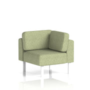 Brixworth Modular Seating Corner Unit - Rivet - Burnish White Legs - Homesplex