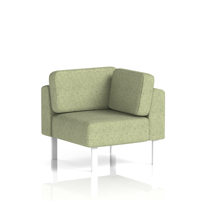 Brixworth Modular Seating Corner Unit - Rivet - Burnish White Legs - Homesplex