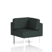 Brixworth Modular Seating Corner Unit - Rivet - Charcoal White Legs - Homesplex