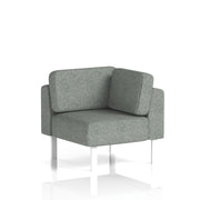 Brixworth Modular Seating Corner Unit - Rivet - Prime White Legs - Homesplex