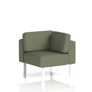 Brixworth Modular Seating Corner Unit - Main Line Flax - Monument White Legs - Homesplex