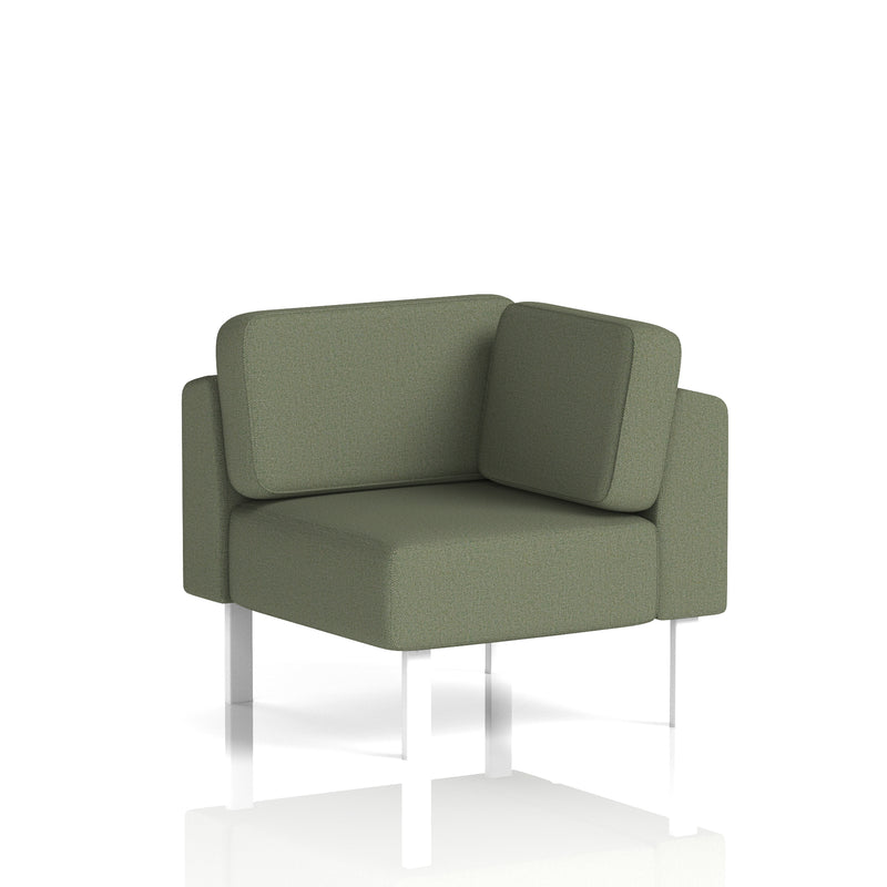 Brixworth Modular Seating Corner Unit - Main Line Flax - Monument White Legs - Homesplex
