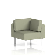 Brixworth Modular Seating Corner Unit - Main Line Flax - Newbury White Legs - Homesplex