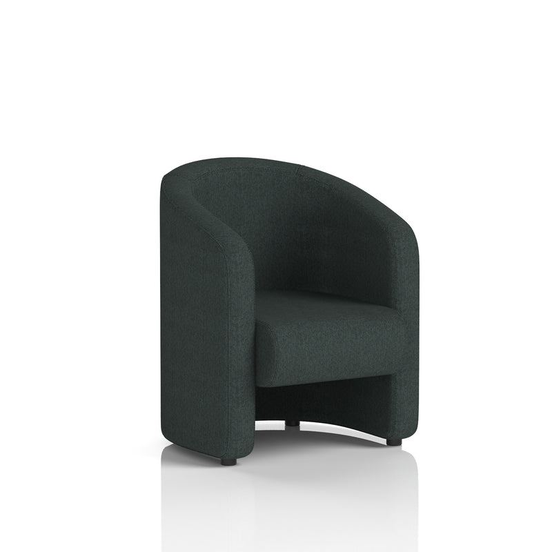 Lamport Armchair - Rivet - Charcoal fabric - Homesplex