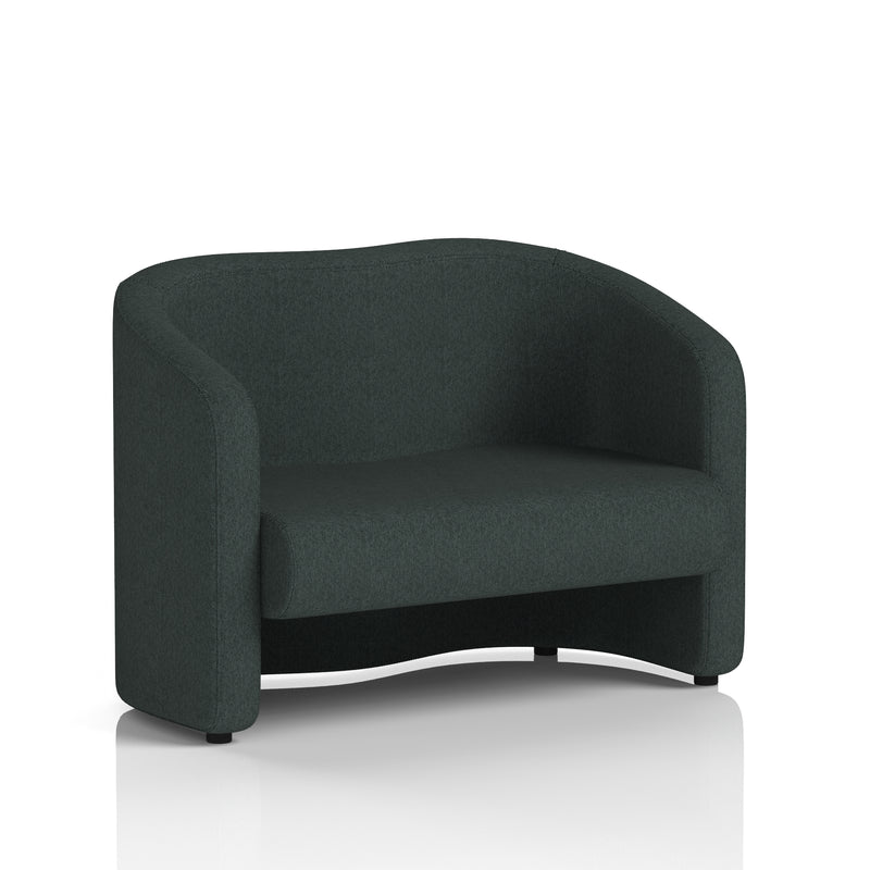 Lamport Sofa 2 Seater - Rivet - Charcoal fabric - Homesplex